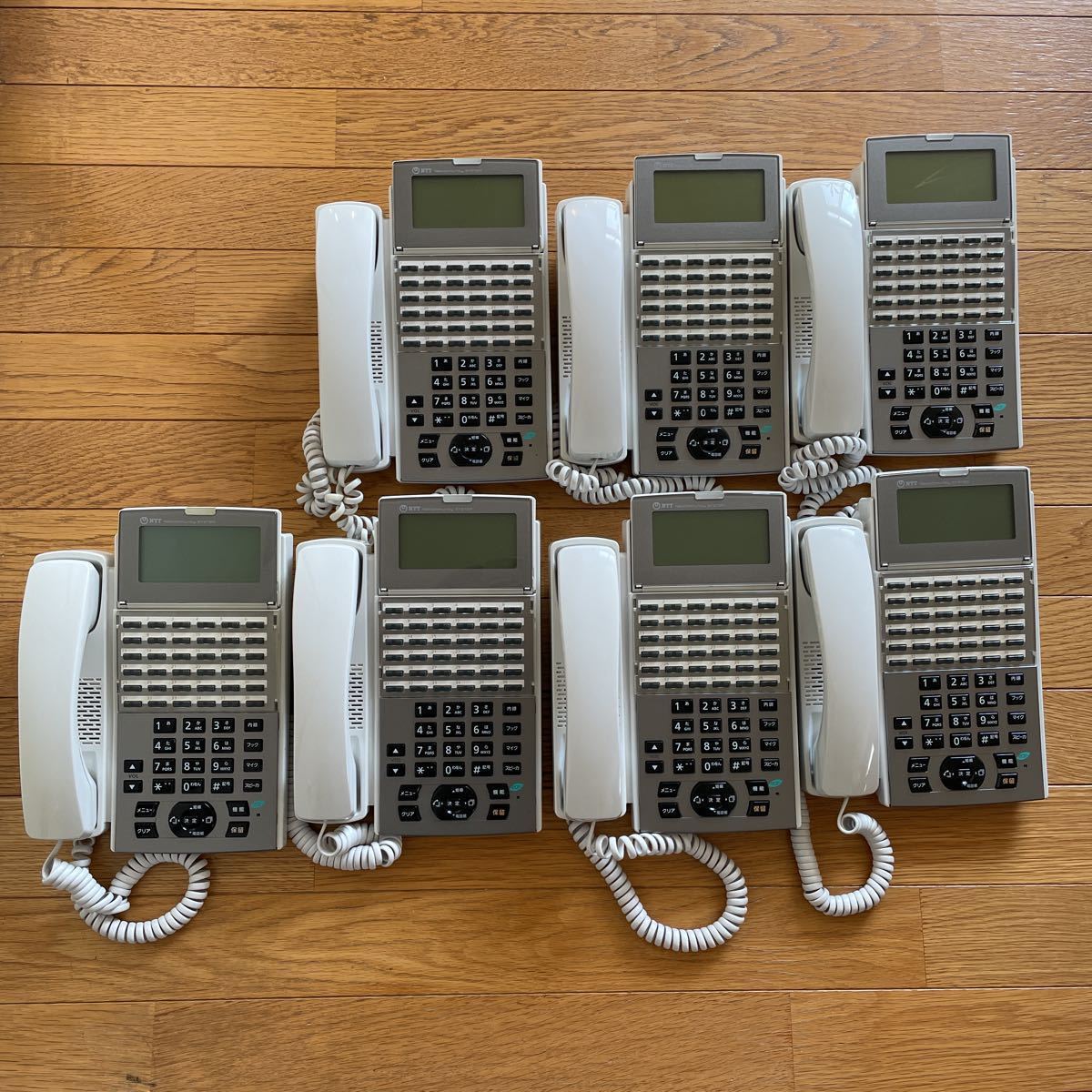 【国内発送】 NTT αNXII用　多機能電話機 NX2-(36)STEL-(1)(W) 7台セット 13年11月製造 NTT
