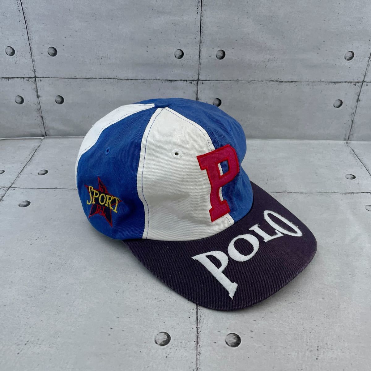 激レア】【90s】POLO SPORT ポロスポーツ 67 RL USA CAP キャップ