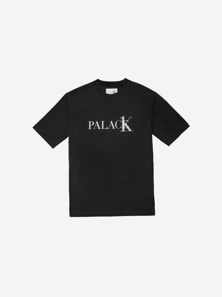 【超歓迎】 【新品】【送料込み】PALACE × CK1 カルバンクライン パレス S 黒 ブラック BLACK Tシャツ クルーネック Klein Calvin 半袖Tシャツ