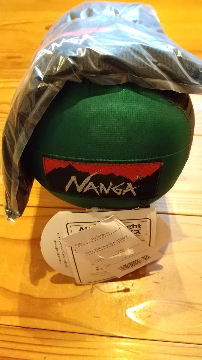 NANGA ナンガ シュラフ 寝袋 オーロラライト 350DX 新品 未使用