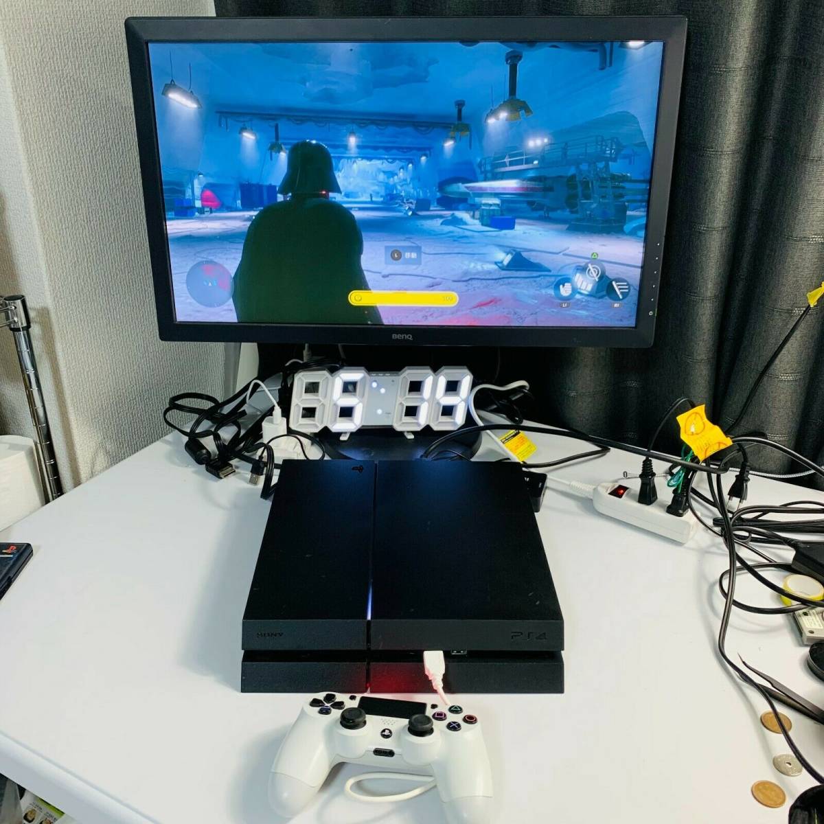 1円】PS4 本体のみ PlayStation 4 ジェット・ブラック 500GB (CUH