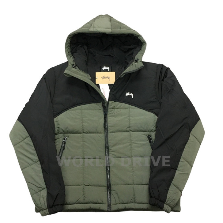 新品 Lサイズ STUSSY PRIMALOFT MOUNTAIN JACKET ロゴ マウンテン
