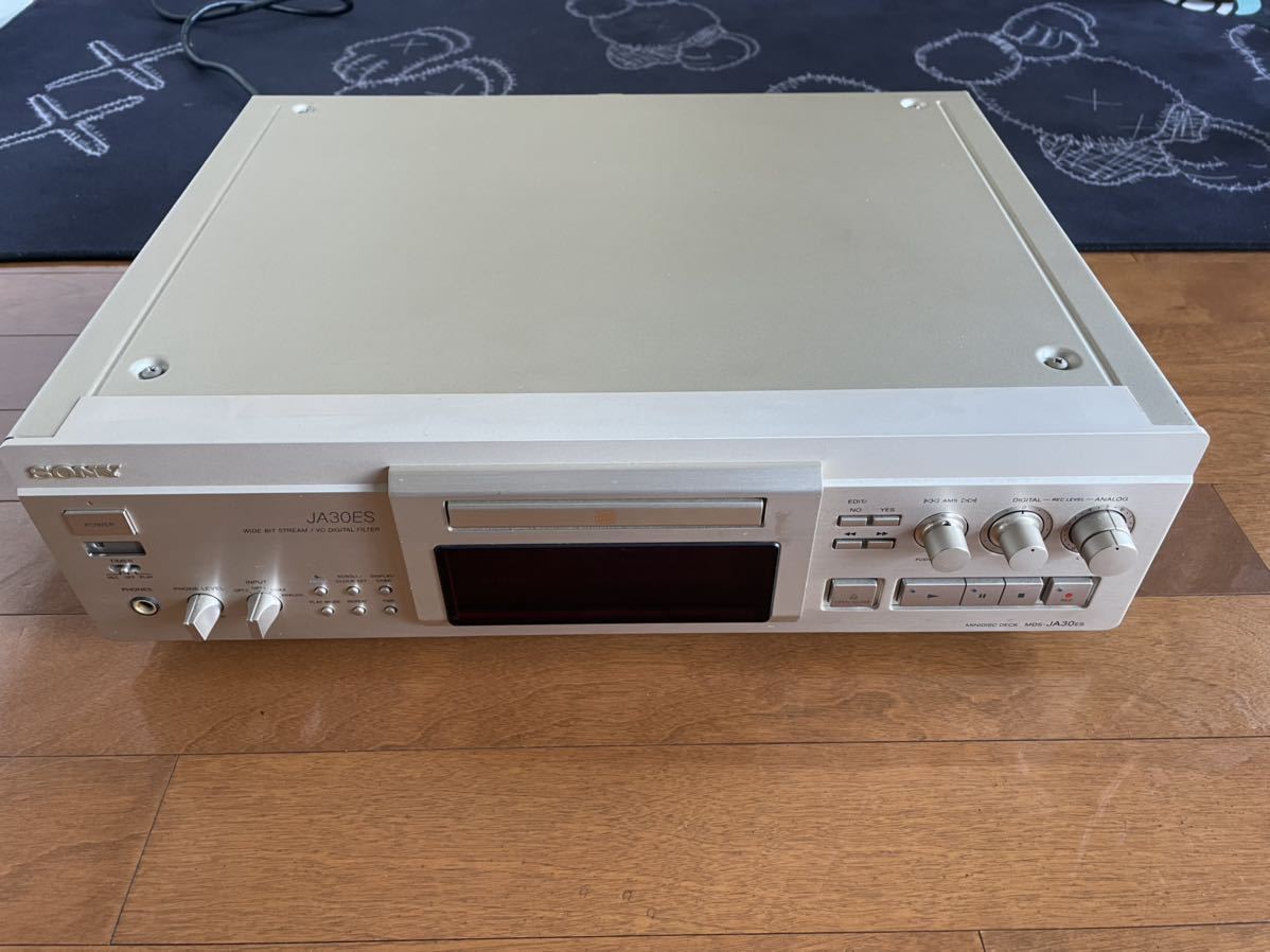 動作確認済】SONY MDデッキ MDS-JA30ES-