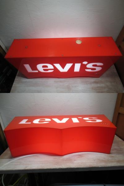 店舗用 Levi's リーバイス 横幅65㎝ 電飾看板 アクリル サイン