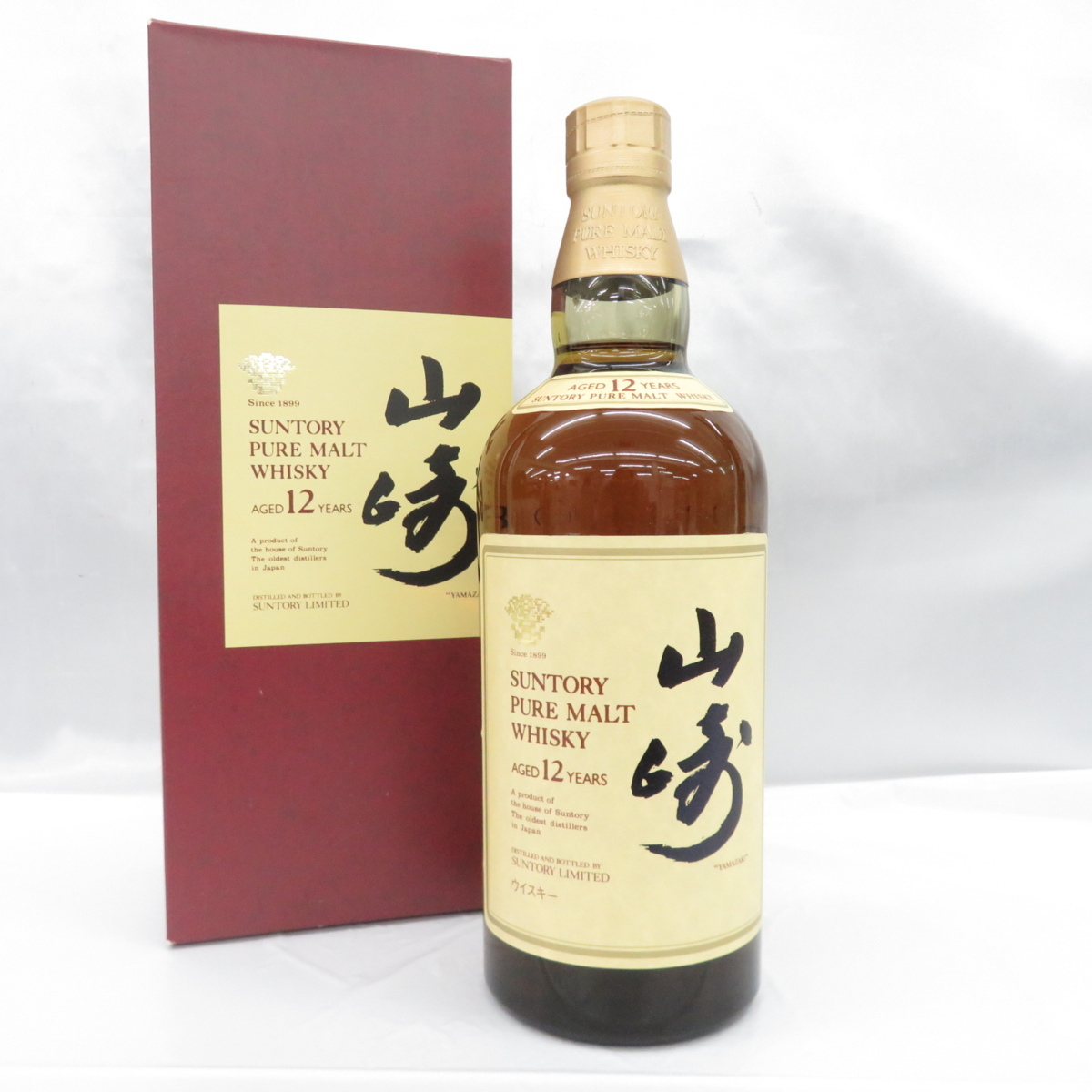 未開栓】SUNTORY サントリー 山崎 12年 ピュアモルト ウイスキー 750ml