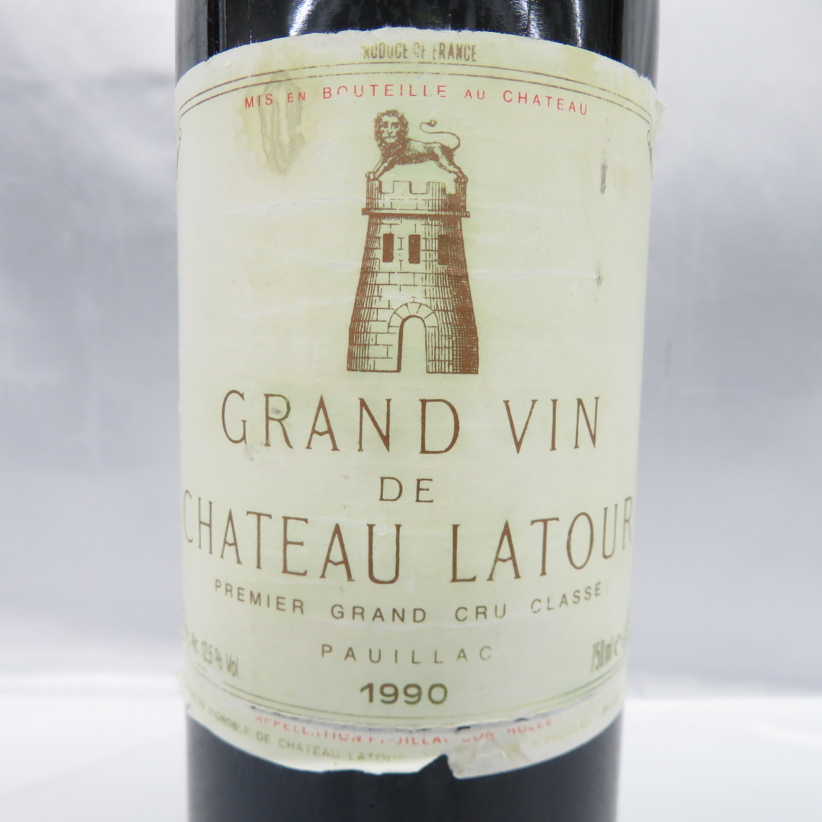 未開栓】Chateau Latour シャトー・ラトゥール 1990 赤 ワイン 750ml