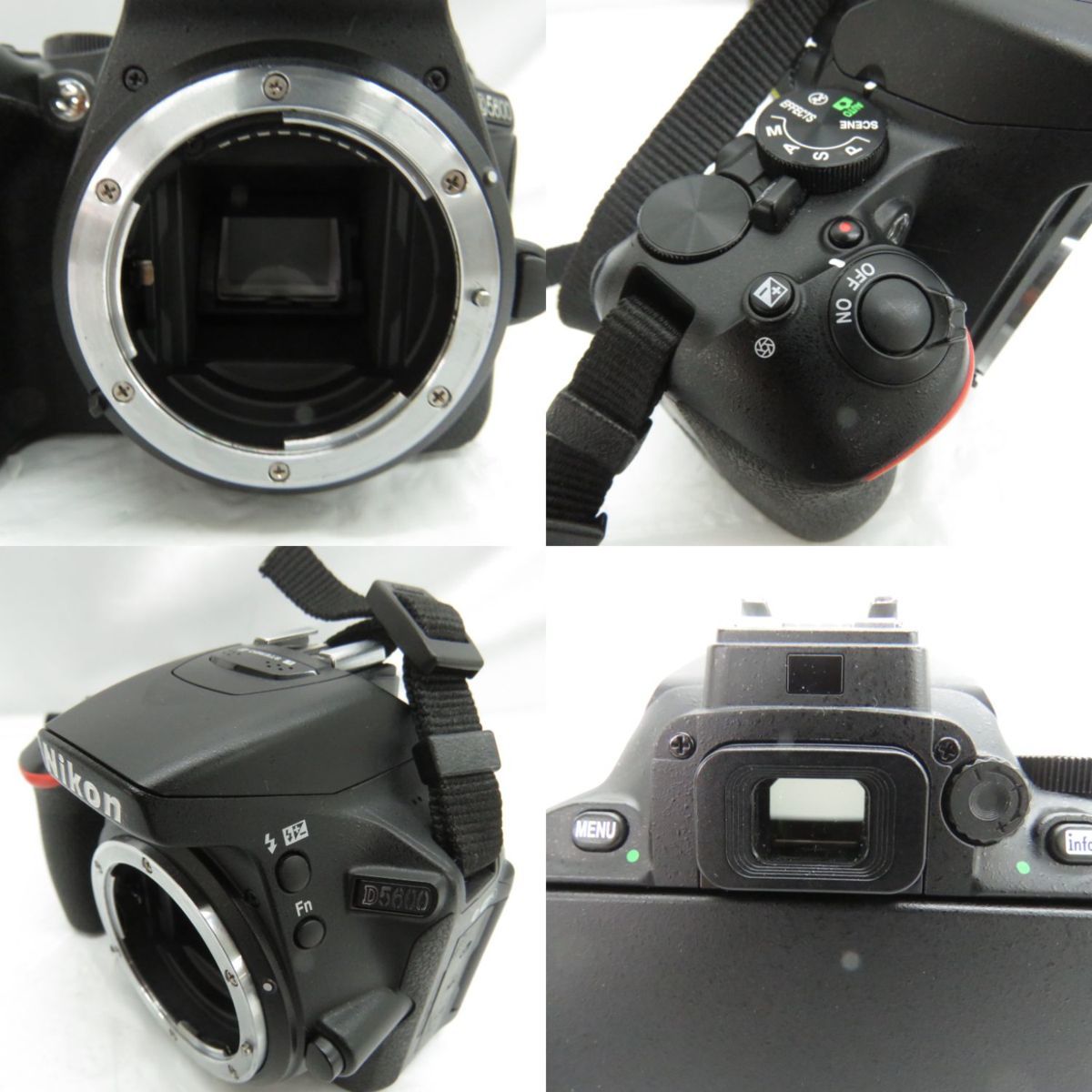 【美品】Nikon ニコン デジタル一眼レフカメラ D5600 18-55 VR レンズキット 10973707_画像4