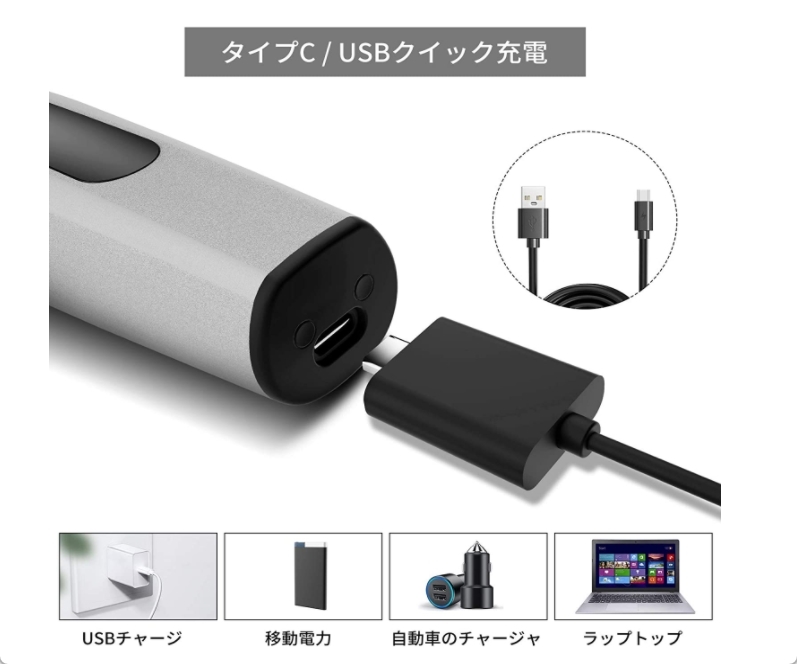 SweetLF 電気シェーバー 回転式 3枚刃 USB充電式 IPX7防水 電池残量表示 トリマー付き 新品 送料込