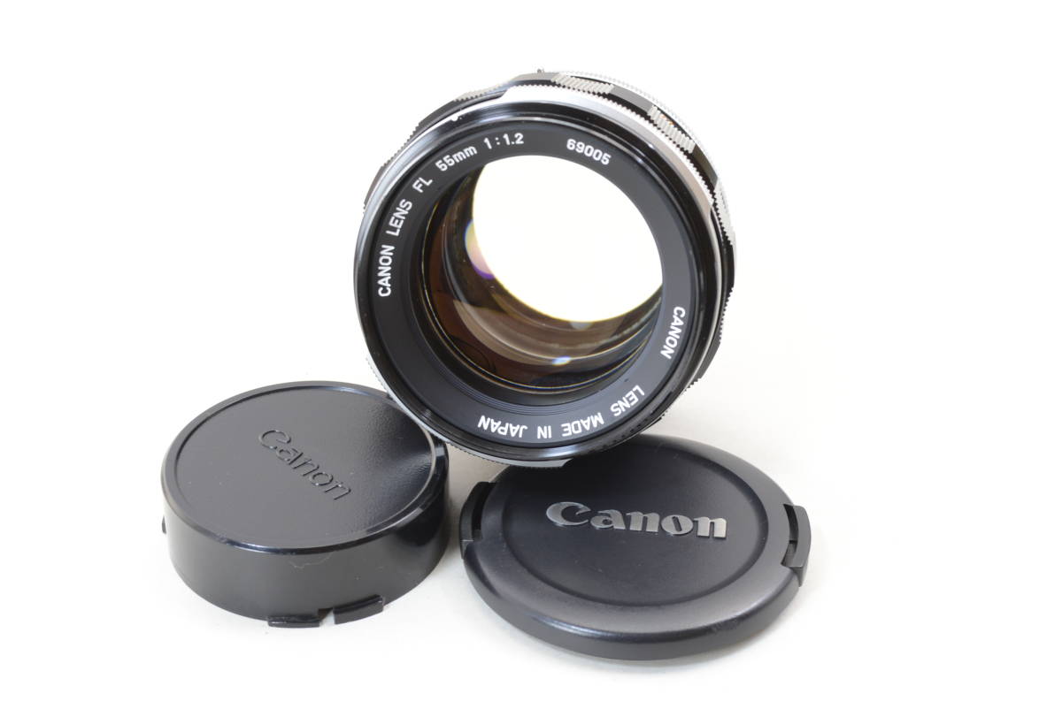 ファッションの 【ecoま】キャノン CANON FL 55mm F1.2 no.69005 明るいF値 単焦点 マニュアルレンズ キヤノン