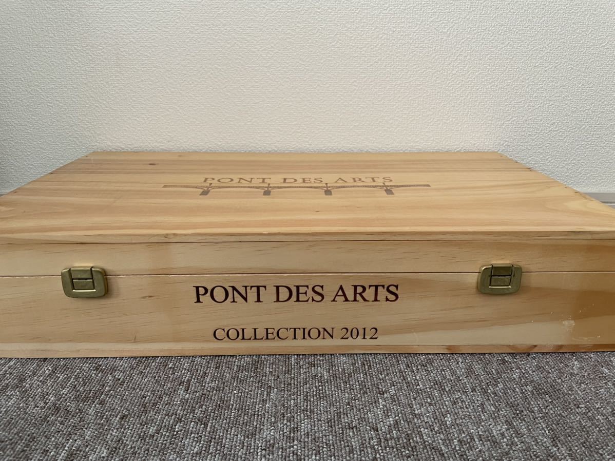 【ワイン木箱】ポン・デ・ザール Pont des Artsワイン 750ml 6本 空箱 _画像3