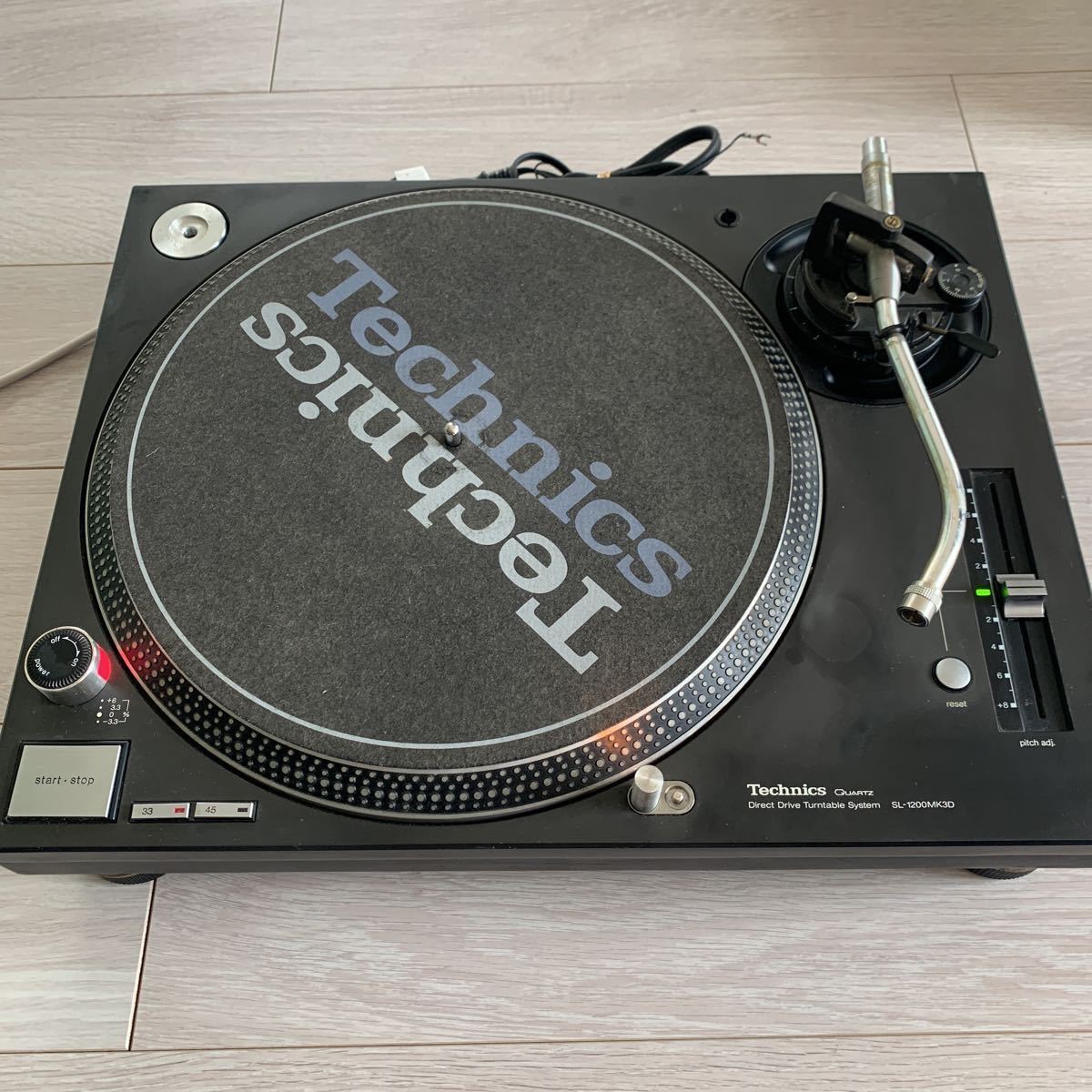 Technics ターンテーブル SL-1200MK3D レコードプレイヤー 黒 ブラック