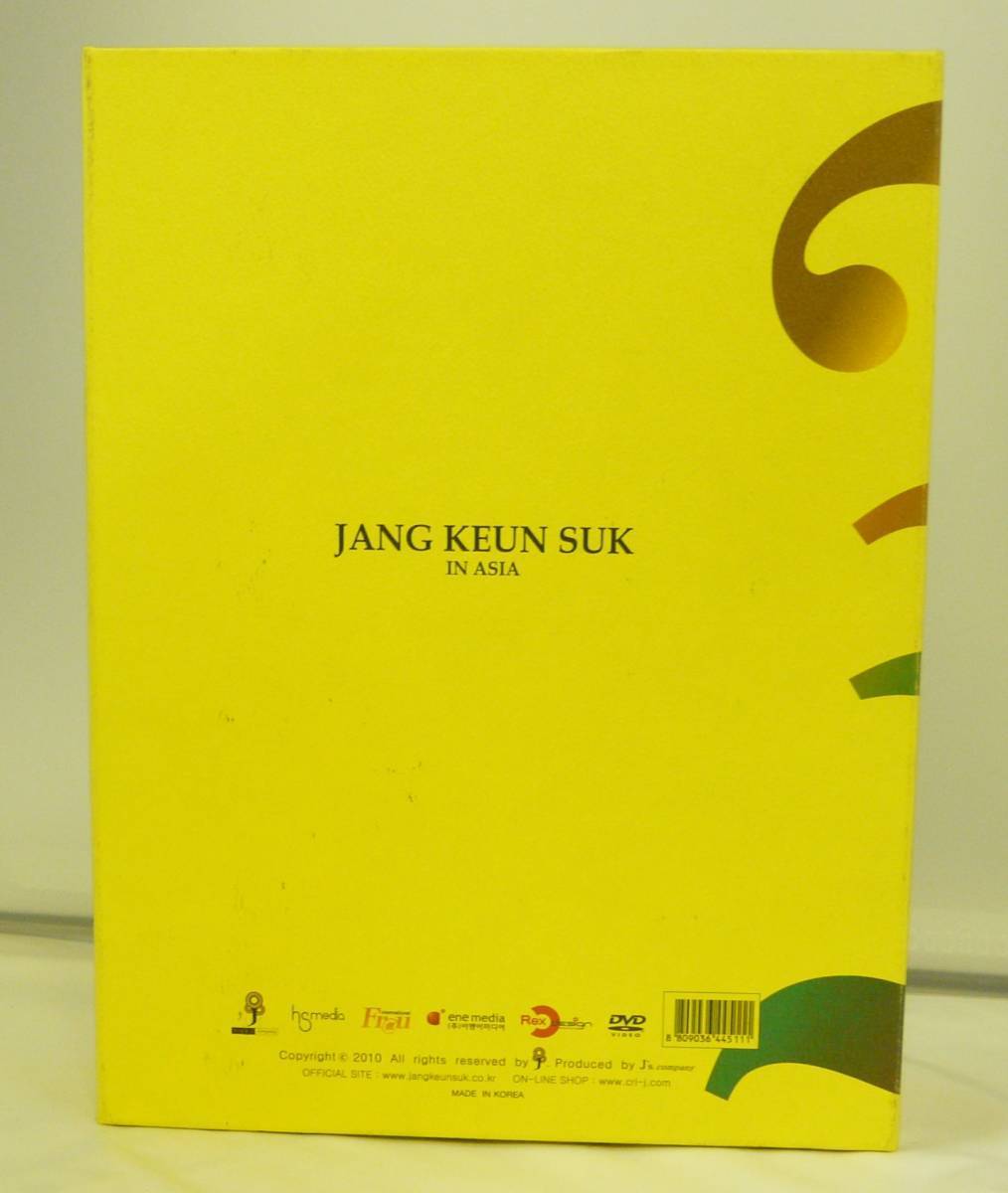 DVD♪USED◎　JANG KEUN SUK -チャングンソク-　◆　2010 ASIA TOUR [4DISC◆韓国盤]　◆ ◎管理D925_画像2