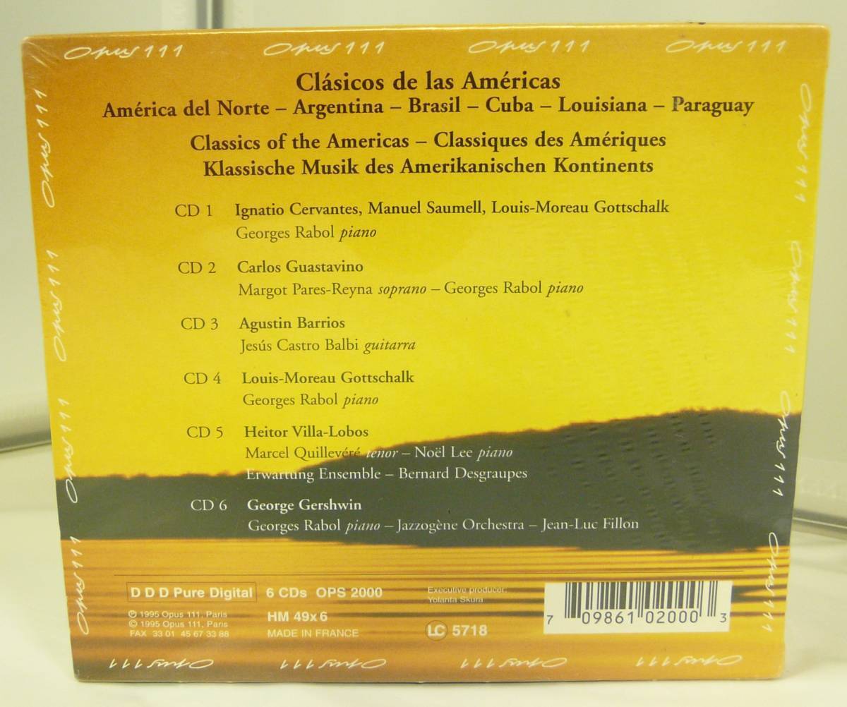 CD♪未開封◎オムニバス◆Clasicos De Las Americas -アメリカの古典- [6枚組](OPS2000)◆ ◎管理CD1236の画像3