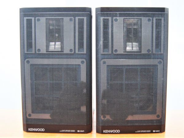 ☆【KENWOOD】ケンウッド　ジャンク　◆　2way スピーカー　ペア　（S-W1）◆◎管理20G161_画像1