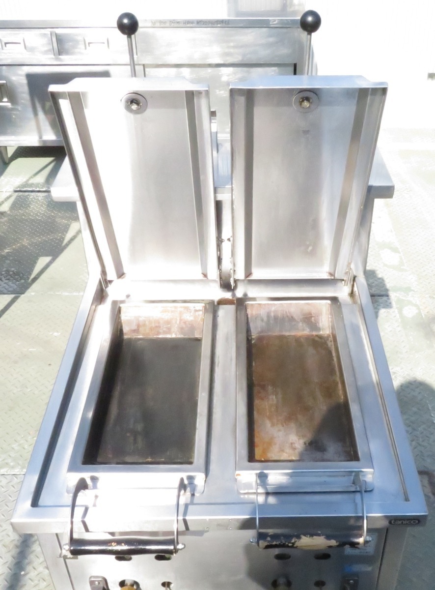 78%以上節約 15年製 タニコー業務用餃子焼き機 TGZ-65 都市ガス 幅650