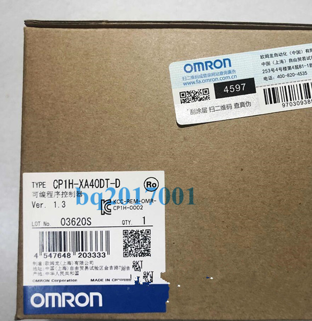 新品 OMRON/オムロン CP1H-XA40DT-D 【６ヶ月保証】