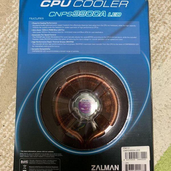 得価日本製 ヤフオク! CPUクーラー CNPS9900A LED - ZALMAN 特価人気
