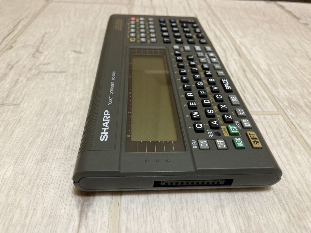 【ジャンク】ポケコン　シャープ　PC-G801 送料無料_画像6