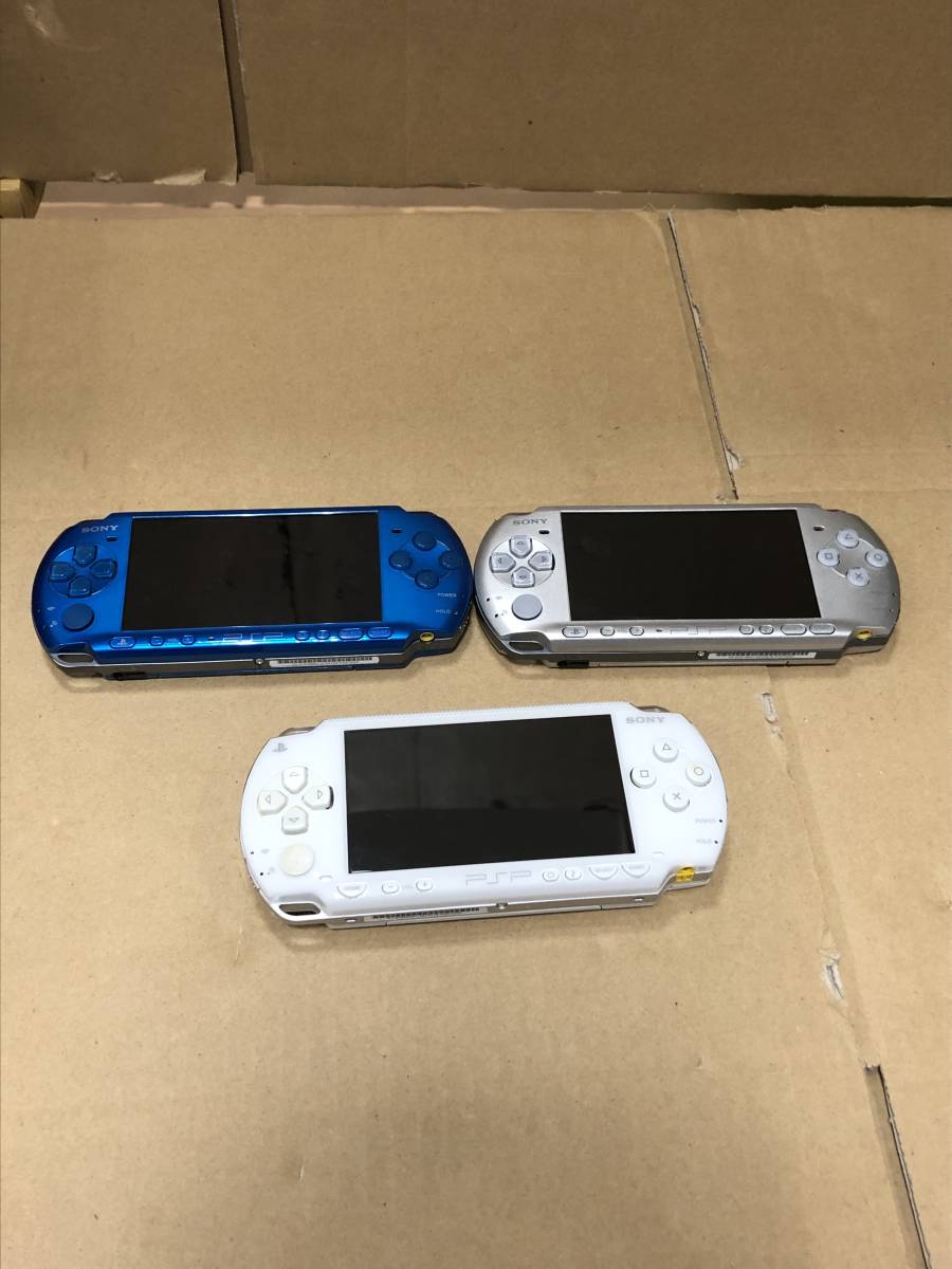 ジャンク品 PSP 本体 3台まとめ PSP-3000 PSP-1000(PSP3000シリーズ 