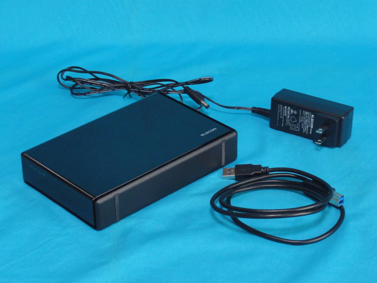 ♪ エレコム SeeQVault対応 外付けHDD 4TB ELD-QEN2040UBK 使用わずか