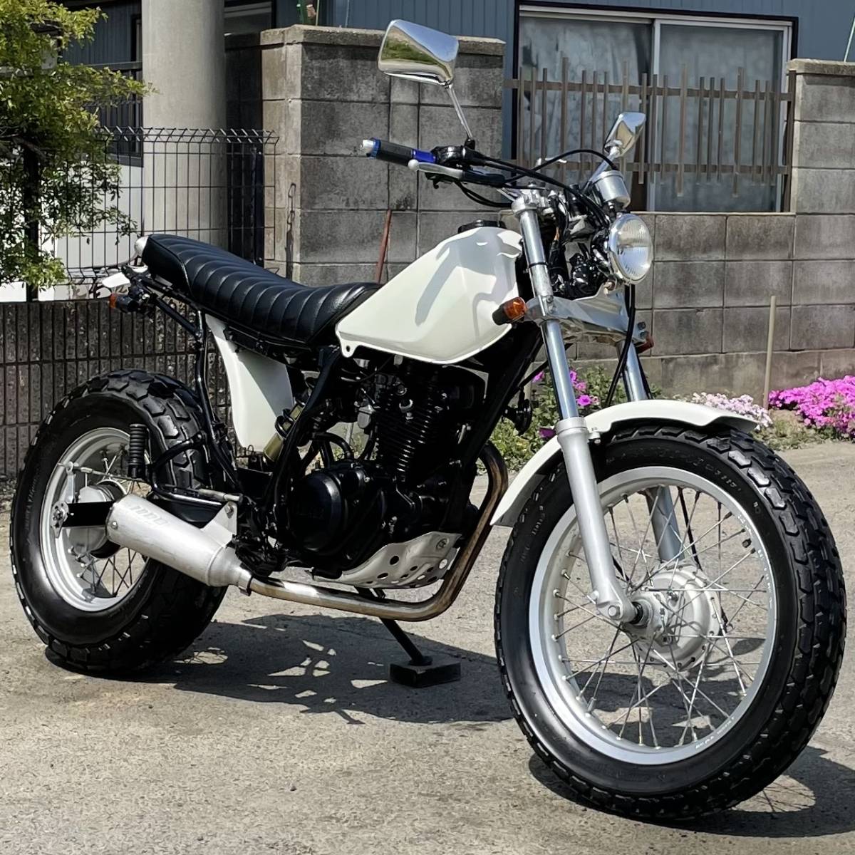 TW200 実動 書類付き 2JL カスタム スカチューン ヤマハ 検) TW FTR GB