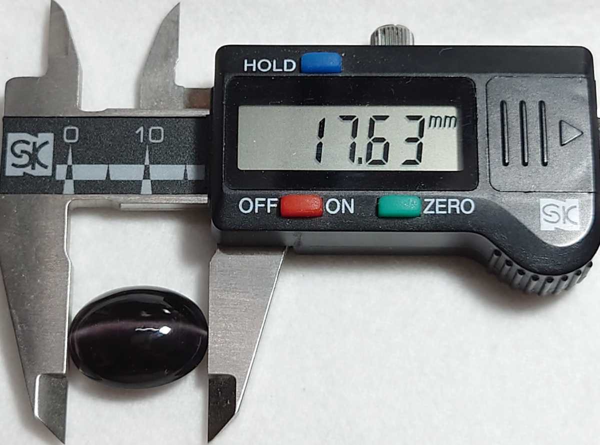 美品! シリマナイトキャッツアイ 17.50ct オーバル カボション 美品! シリマナイトキャッツアイ 17.50ct オーバル カボション