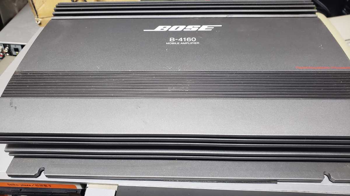 BOSE ボーズ 車載用 4ch ステレオパワーアンプ B-4160 ジャンク_画像2