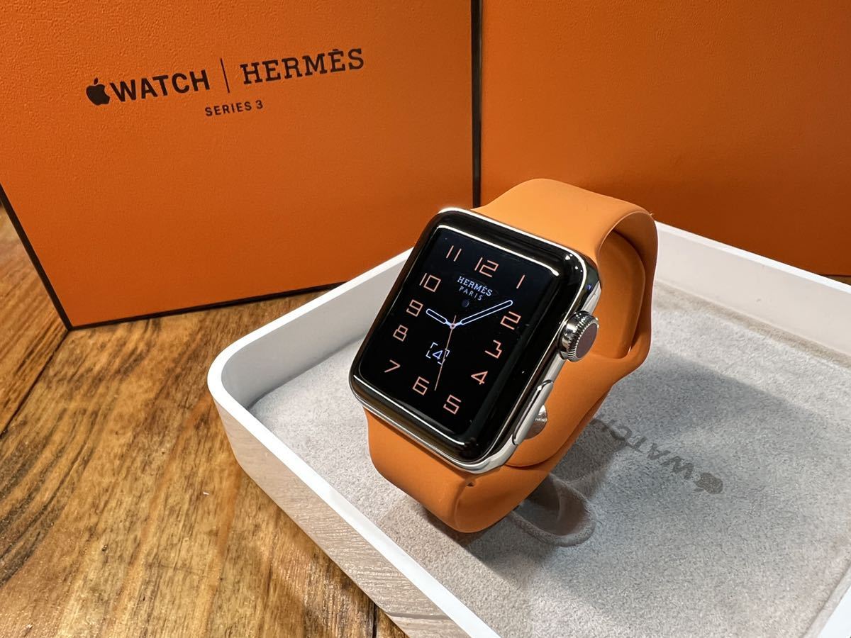 ☆即決 美品 Apple watch HERMES Series3 38mm アップルウォッチ