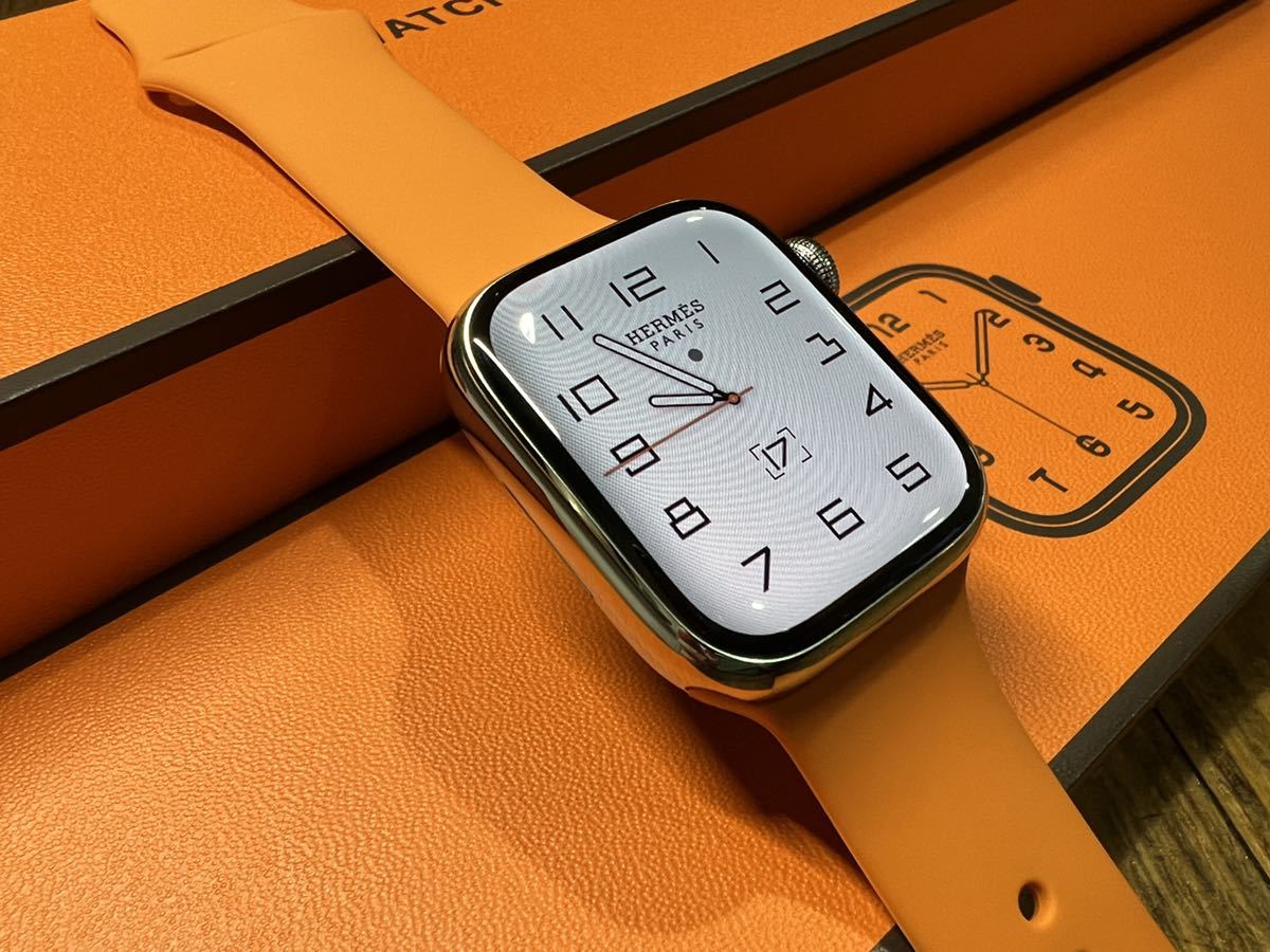 ☆最新 即決 Apple Watch series7 HERMES 41mm アップルウォッチ エルメス GPS+Cellular シルバーステンレス  心電図 血中濃度 シリーズ7