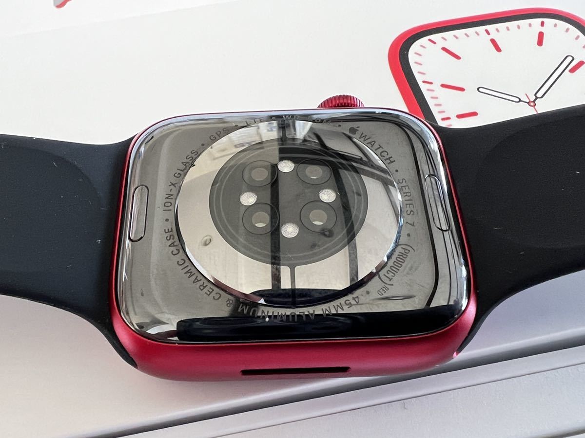 即決 バッテリー100% Apple Watch series7 45mm RED 即決 バッテリー100% Apple Watch series7 45mm RED