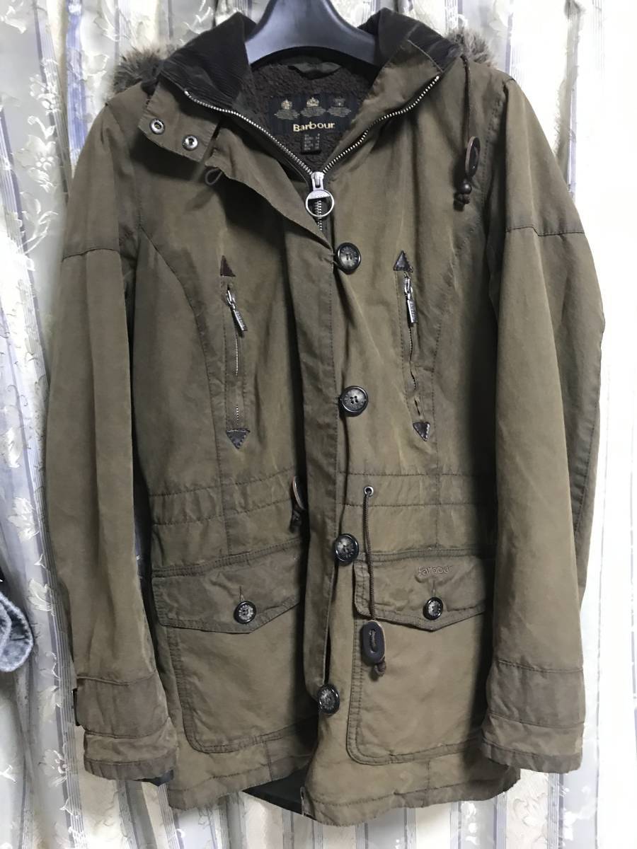 ブルガリア製　バブアー　Barbour 　レディース　Ｎ－3Ｂタイプ　ジャケット　used 　USA４　EURO34