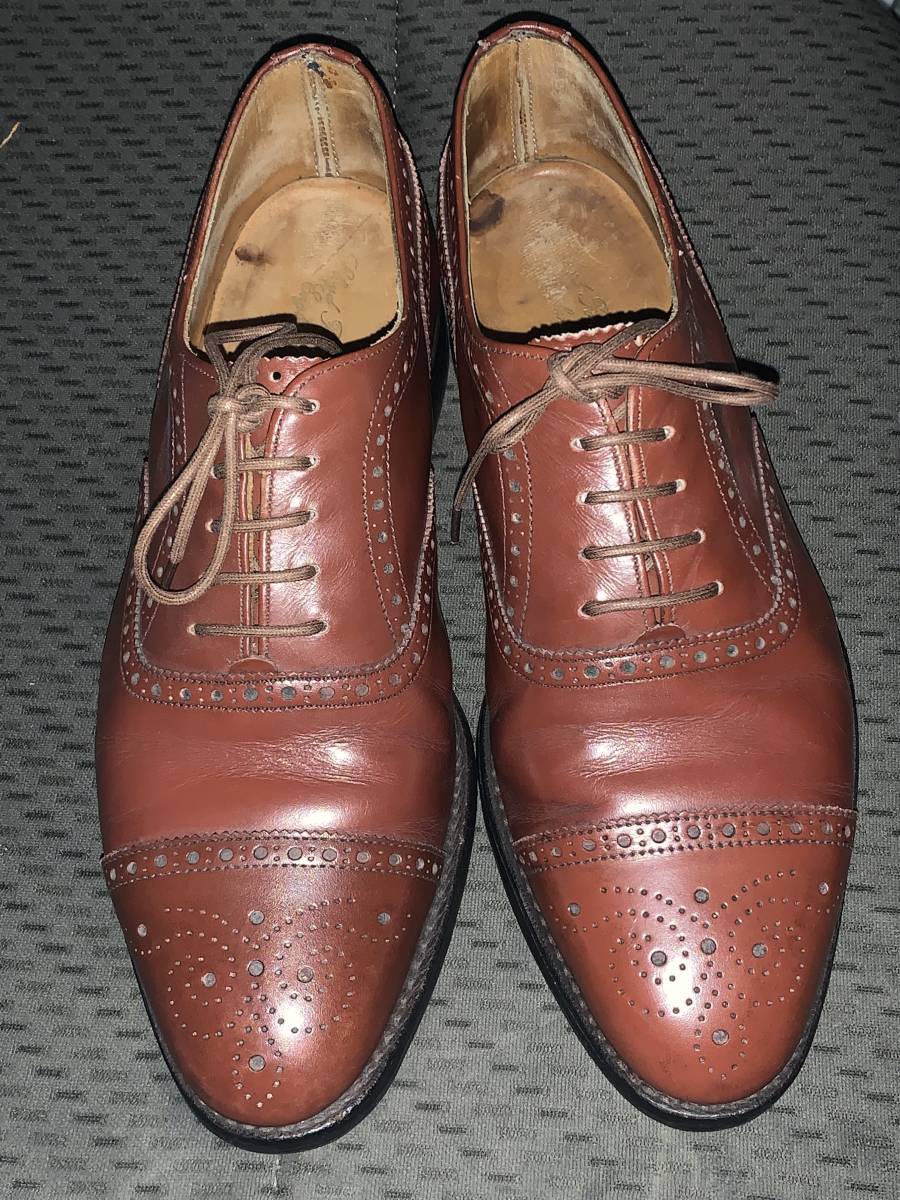 英国製　Lloyd Footwear ロイドフットウェア　クロケット&ジョーンズ製？　ウイングチップ　７1/2　used