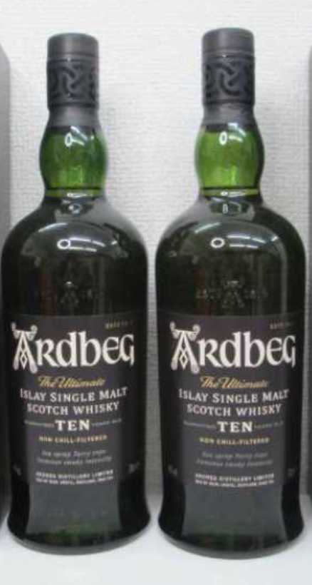 2本セット ARDBEG 10 アードベッグ 10年シングルモルト スコッチ