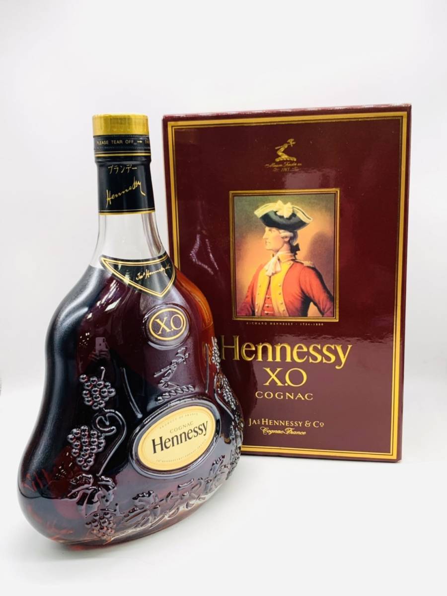未開栓 Hennessy ヘネシー XO 金キャップ クリアボトル 700ml 40% 箱