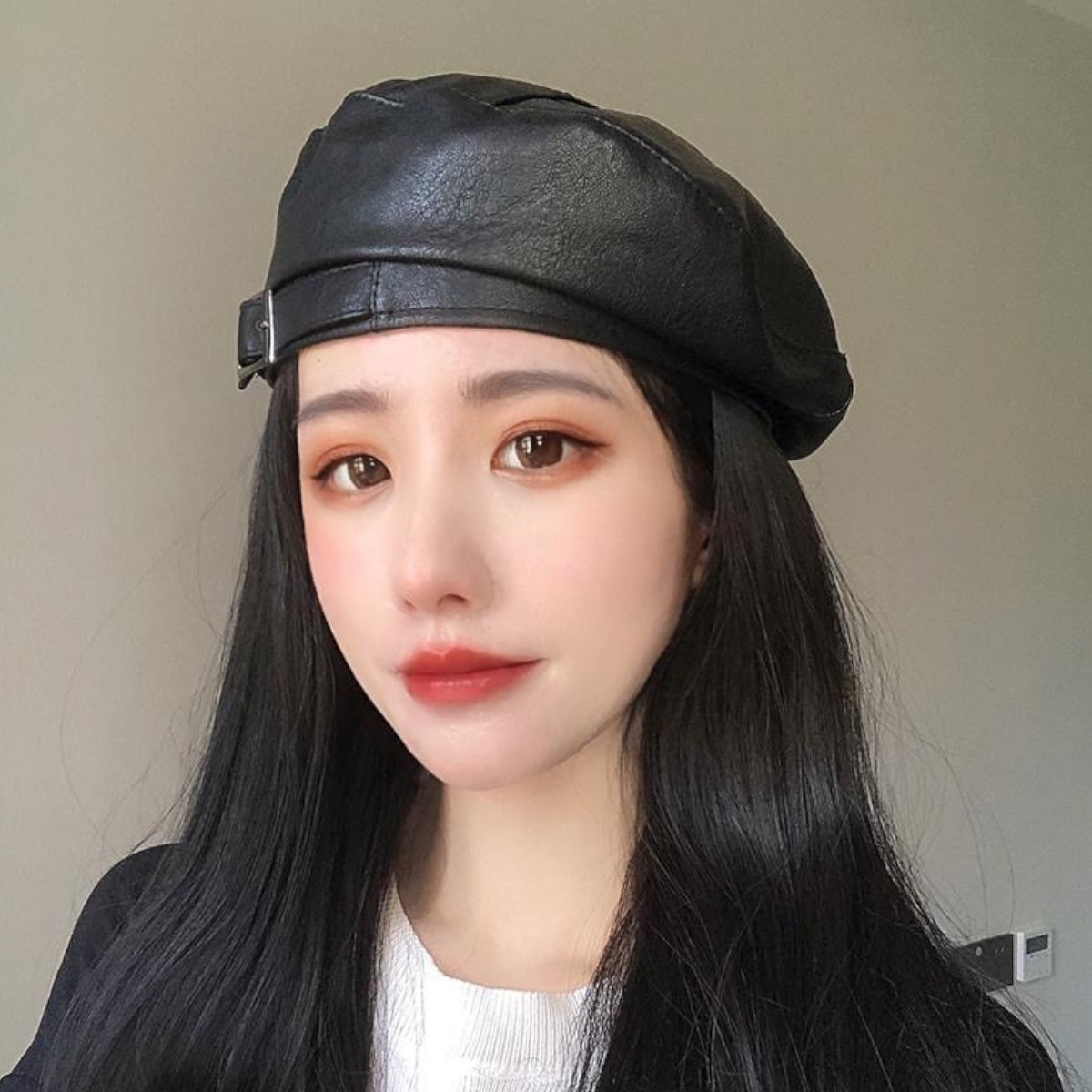 ベレー 帽子 韓国 ストリート ユニセックス オルチャン ハンチング - 帽子