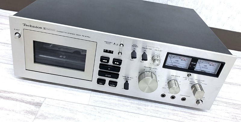 □未使用保管品□Technics RS-676U カセットデッキ 付属品多数