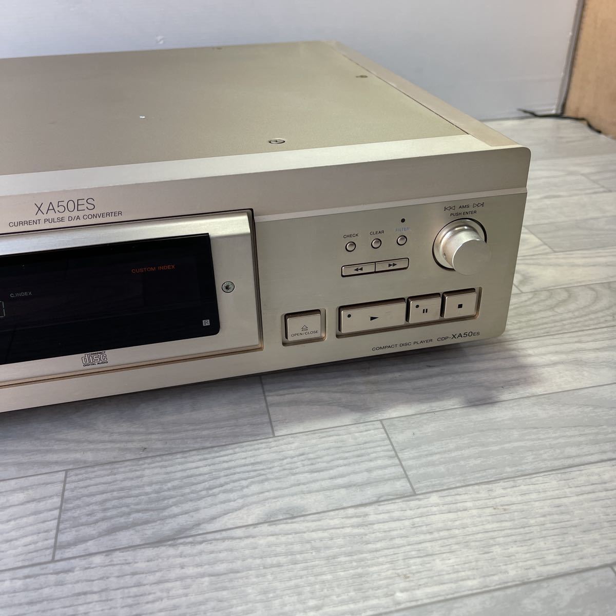 SONY ソニー CDP-XA50ES CD プレーヤー 【ジャンク】_画像5