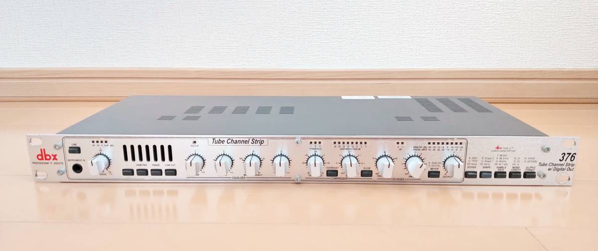 DBX 386 デュアル 真空管 マイク プリアンプ デジタルアウト付き inka