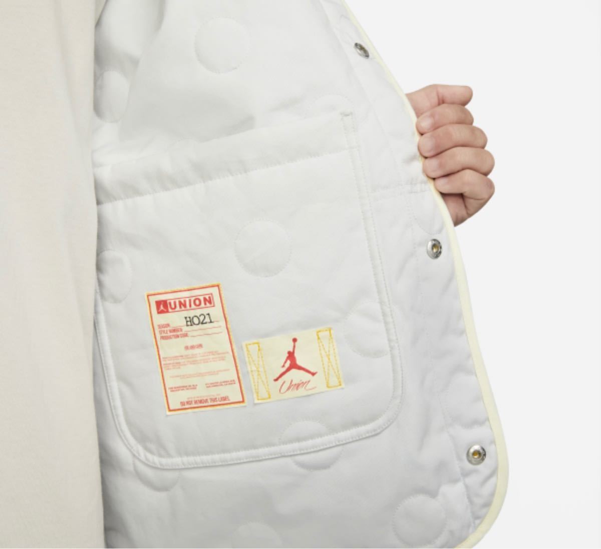定価36300円 NIKE UNION x JORDAN リバーシブルライナージャケット M