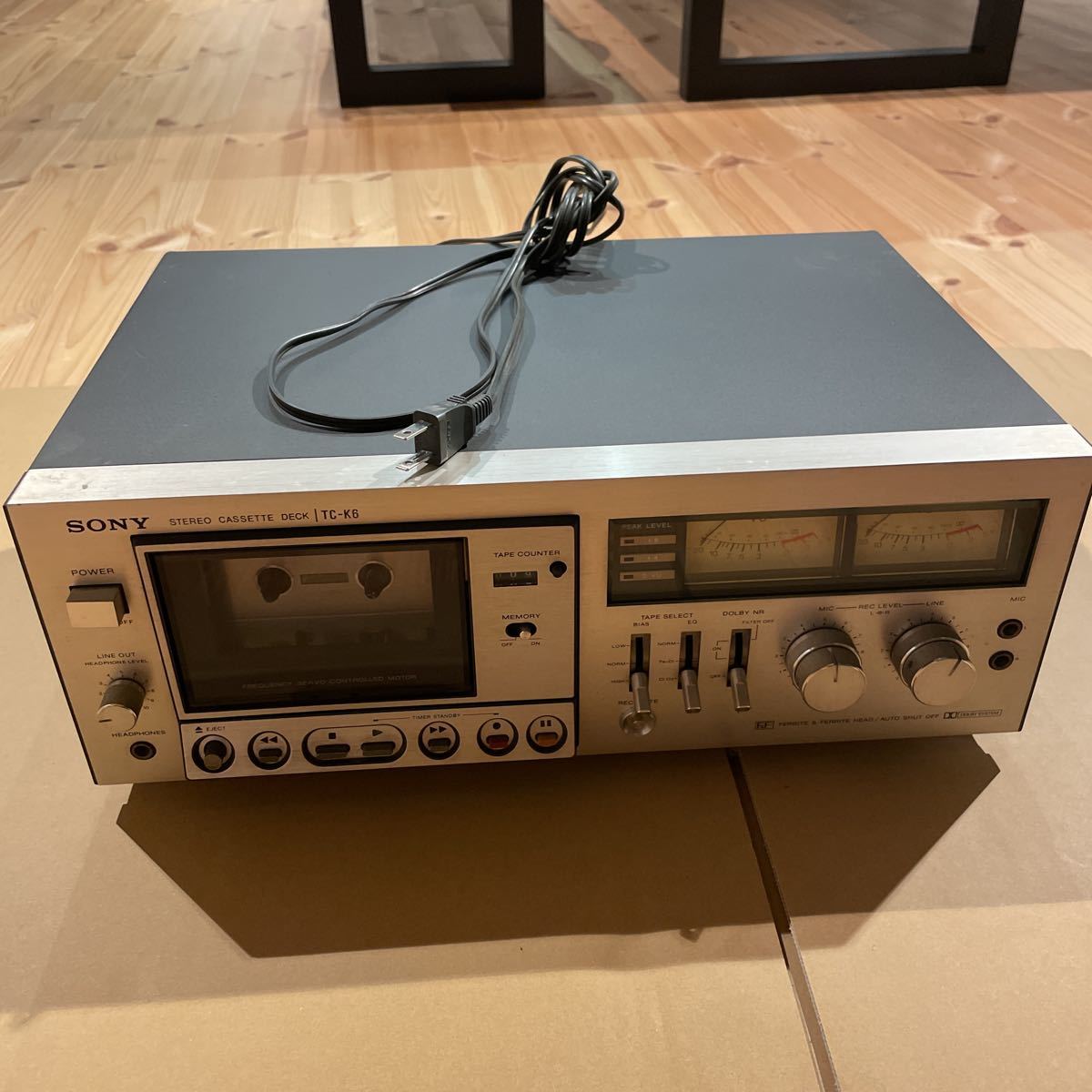 SONYカセットデッキTC-K6