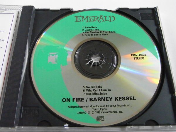 国内盤 20bit Barney Kessel(バーニー・ケッセル) / On Fire_画像2