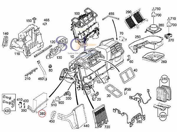 【特価品】ベンツ W211 エバポレーター Oリング付 E240 E280 E300 E320 E350 E500 E550 E55 E63 2118300758 2118300158 出荷締切18時_画像2