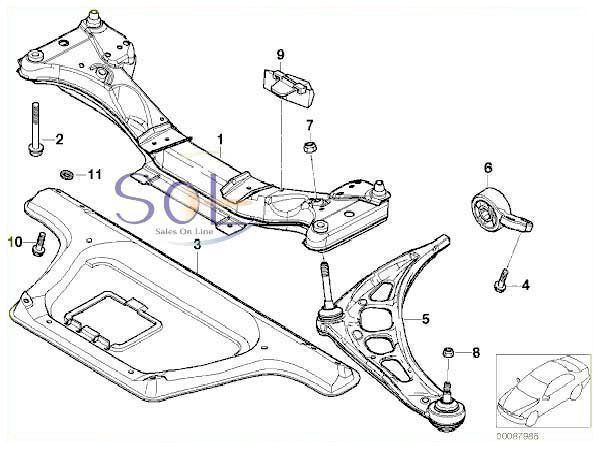 BMW E46 E85 Z4 フロントコントロールアーム ロアアーム 右 318i 320i 323i 325i 328i 330i 2.2i 2.5i 3.0i 3.0si 31126777852 31126774820_画像2