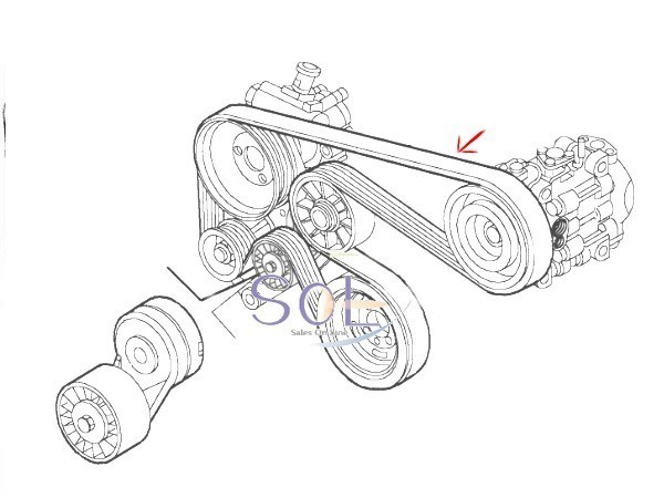 VW ゴルフ5 イオス タイミングベルトキット 4点セット+ウォーターポンプ+ドライブベルト 06F198119A 06B121011H 06F260849E 出荷締切18時_画像3