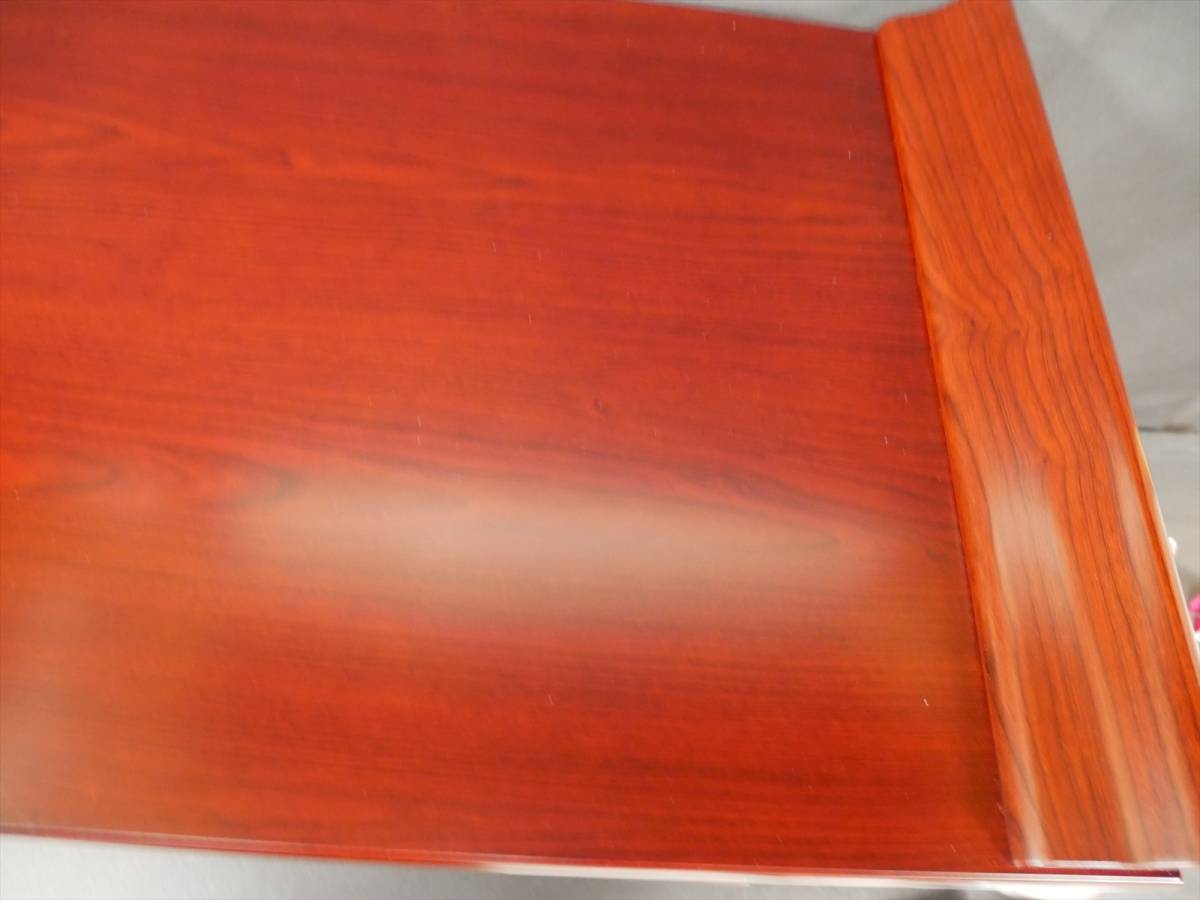 未使用保管品 紫檀調 高級経机 大きい 25号 高さ40㎝ 幅75㎝ 奥 未使用保管品 紫檀調 高級経机 大きい 25号 高さ40㎝ 幅75㎝ 奥