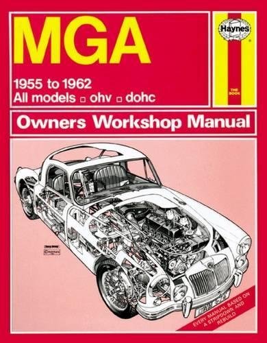 MGA 1955 1962 OHV DOHC service manual service book maintenance repair repair repair ^.