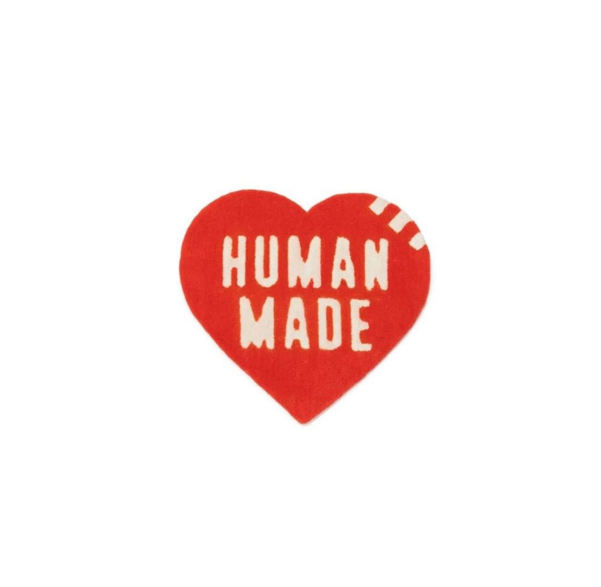 即発送 HUMAN MADE HEART RUG SMALL RED HUMANMADE NIGO mat ラグ