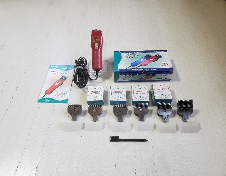 ホワイト系超爆安 美品 タピオ バリカン スピーディク 本体 替刃 TAPIO ...