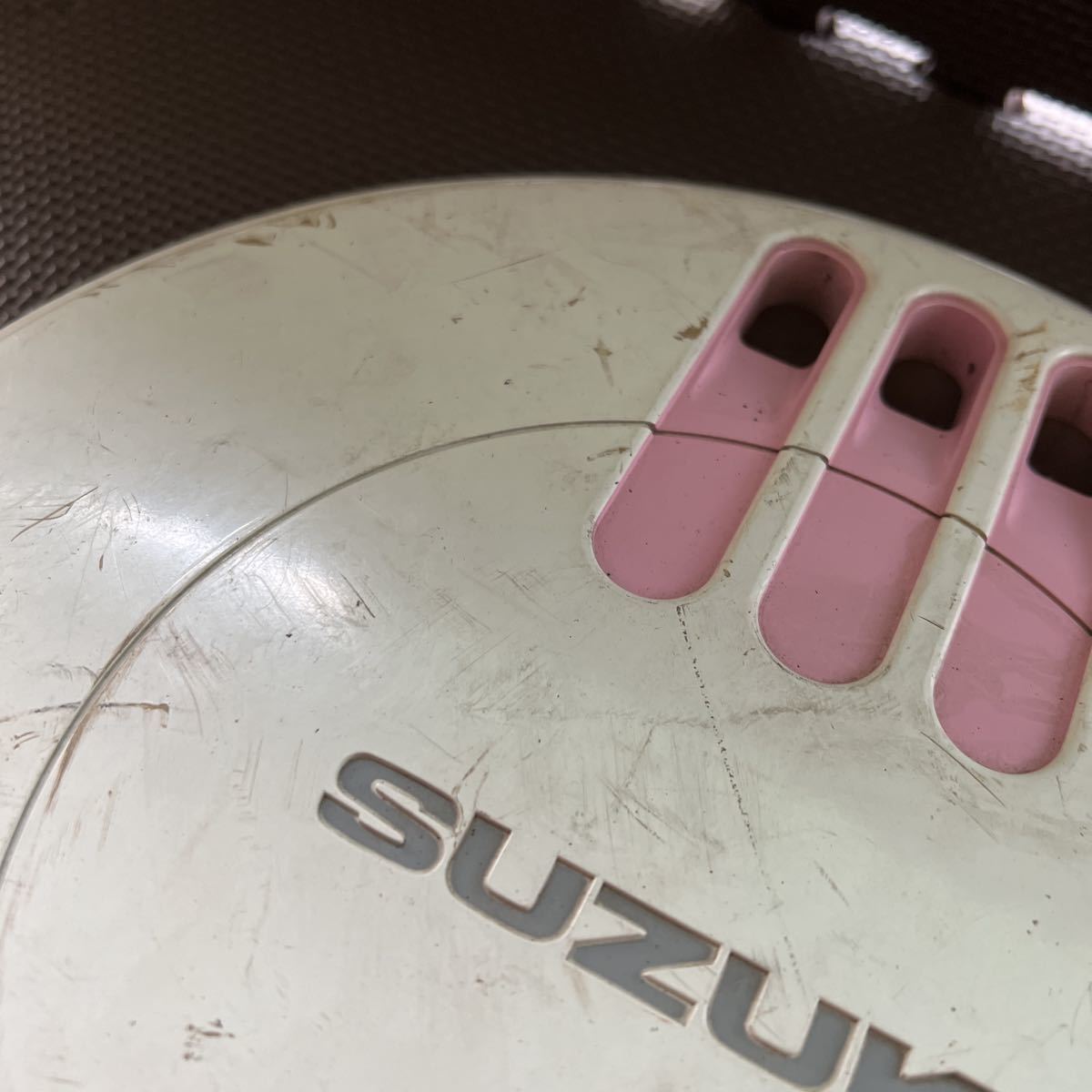 希少 スズキ純正 ホイールカバー 1枚 SUZUKI 当時物_画像5