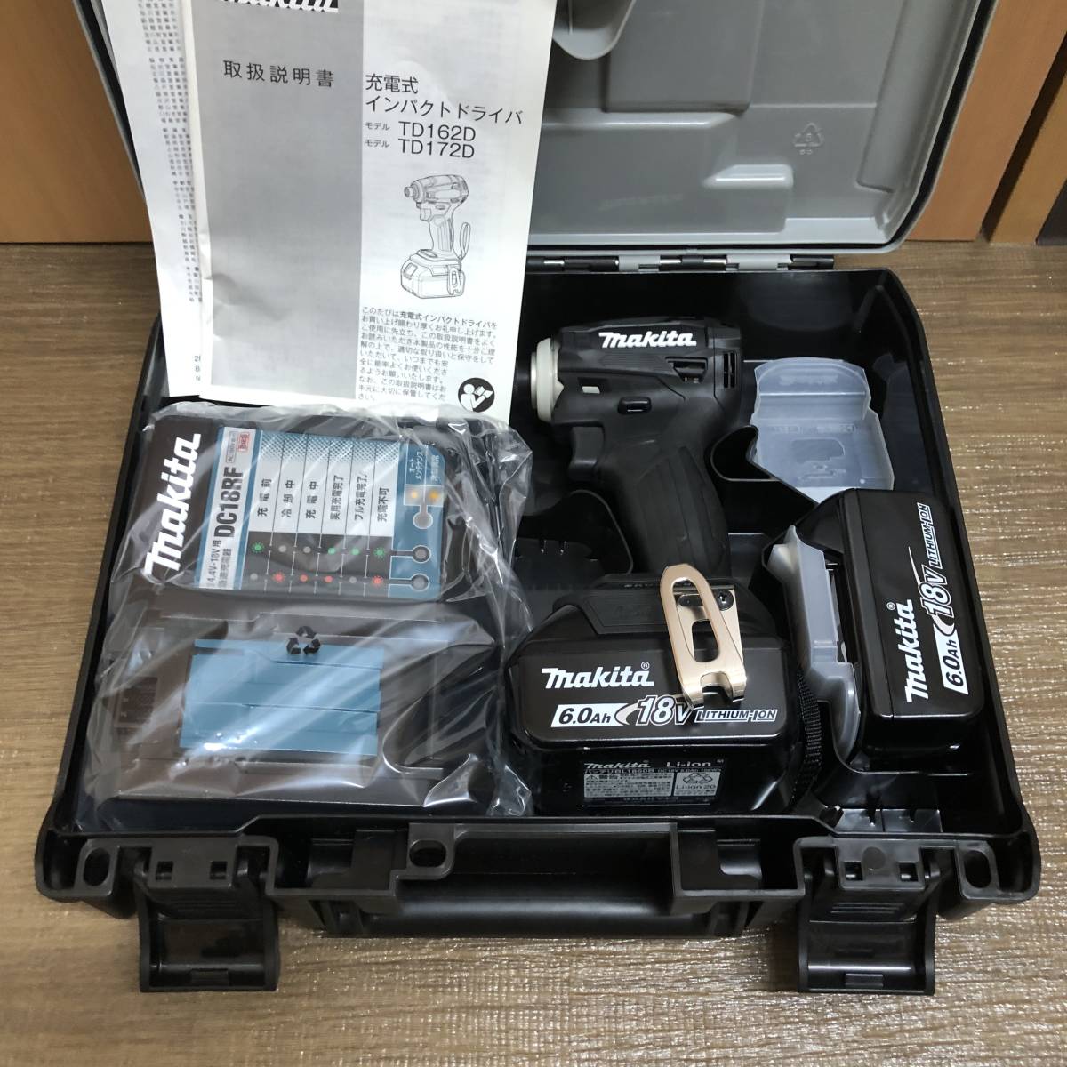 領収書可】 新品 makita マキタ TD172DRGX B 黒 ブラック 18V 6.0Ah